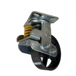 Muhibbah Swivel Cast Iron Wheels with Spring 150mm 6”