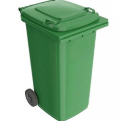Muhibbah MGB120 2 Wheel Mobile Garbage Bin  (120 Litres) 