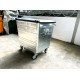 Muhibbah HDGI1100 4 Wheel Hot-Dipped Galvanised Steel Mobile Garbage Bin (1100 Litres)