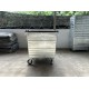 Muhibbah HDGI1100 4 Wheel Hot-Dipped Galvanised Steel Mobile Garbage Bin (1100 Litres)