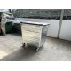 Muhibbah HDGI1100 4 Wheel Hot-Dipped Galvanised Steel Mobile Garbage Bin (1100 Litres)