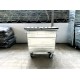 Muhibbah HDGI660 4 Wheel Hot-Dipped Galvanised Steel Mobile Garbage Bin (660 Litres)