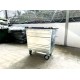 Muhibbah HDGI660 4 Wheel Hot-Dipped Galvanised Steel Mobile Garbage Bin (660 Litres)