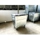 Muhibbah HDGI660 4 Wheel Hot-Dipped Galvanised Steel Mobile Garbage Bin (660 Litres)