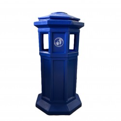 Muhibbah Majesty Octagon Garbage Bin - 85 Litres