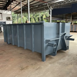 Muhibbah Roll-On Roll-Off bin (RORO) for Burner Installation - Customised