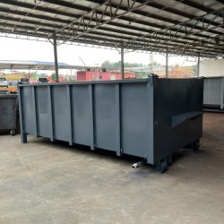 Muhibbah Roll-On Roll-Off bin (RORO) for Burner Installation - Customised