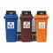 Muhibbah MGB120 2 Wheel Mobile Garbage Bin - Flapdoor Cover (120 Litres) 